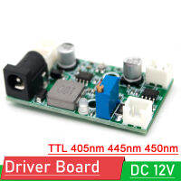 DC 12V TTL 405nm 445nm 450nm เลเซอร์ไดโอด LD Driver Board Step-Down วงจรไดรฟ์ TTL โมดูล