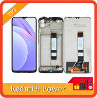 M2010J19SL M2010J19SI ไฟฟ้า Redmi 9พร้อมกรอบชิ้นส่วนจอสัมผัสแอลซีดีของเครื่องแปลงดิจิทัล