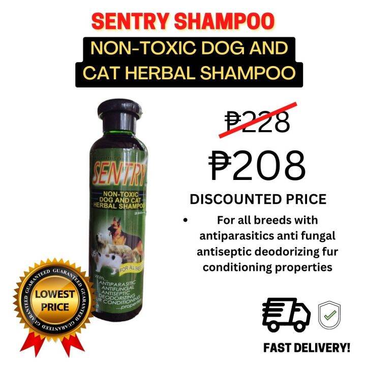 Tropical Sentry Non Toxic Dog and cat Herbal Shampoo For All Breeds
