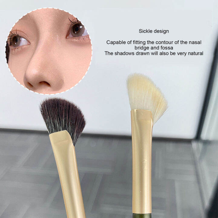 Professional Make Up Tools Half FanShaped Nose Shadow Brush Soft