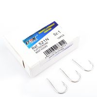 Fishing Hooks Flatted Round 521N High Carbon Stainless Steel Barbed Carp 100pcs/lot Size1#-Size10# Tackle Accessories Accessories