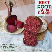 Nayimbakery Beetroot Sourdough ซาวโด บีทรูท สีธรรมชาติ 380g. 199บ.