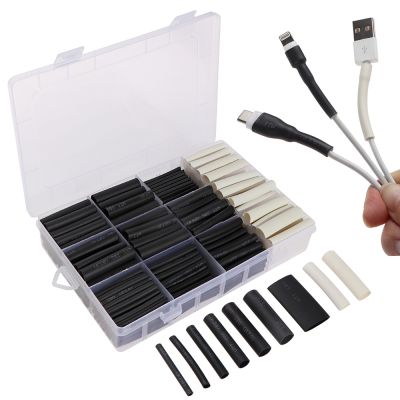 【YF】✖✸♛  300Pcs 3:1 Shrink Tubing  with Glue Wall Diameter 2.4/3.2/4.8/6.4/7.9/9.5/12.7mm Adhesive Lined Sleeve Wrap