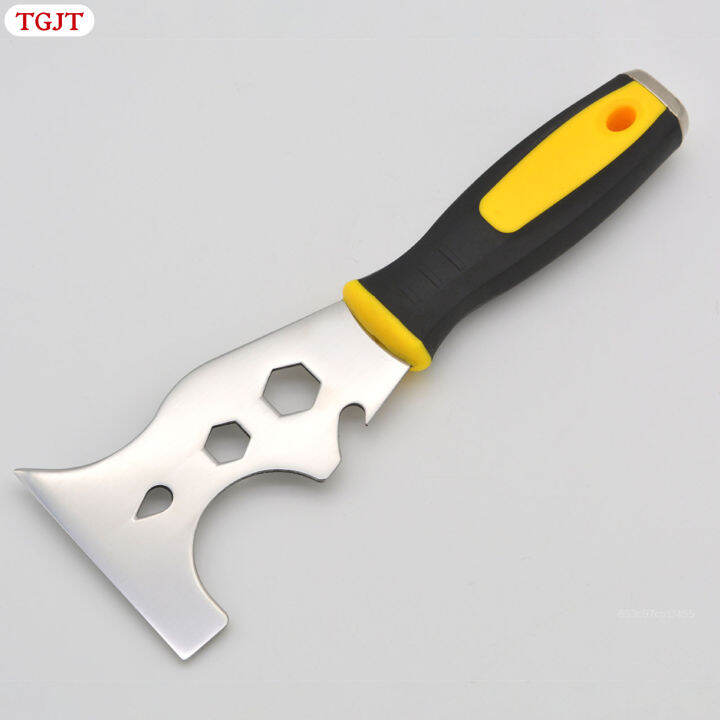 TGJT Multifunctional Putty Knife Ergonomic Handle Paint Scraper Knife