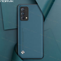 NORVIK สีเขียวเข้มน่ารักหนังหรูหราเคสโทรศัพท์สำหรับ Realme 11 10 9 9i 8 C53 C30 C35 C30S C21 GT Neo 3 3T 2T 5 Narzo 50 50A 50i Prime Edition Master Pro + Plus 4G 5 n5-1ปกป้องสีลูกกวาดปลอกอ่อนกันกระแทก G เลนส์