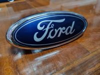 โลโก้ ฟอร์ด กระจังหน้า โฟกัส ด้านหลังมีขา Size 15 x 6 cm ปี 2005 - 2011 Ford Focus front grill logo