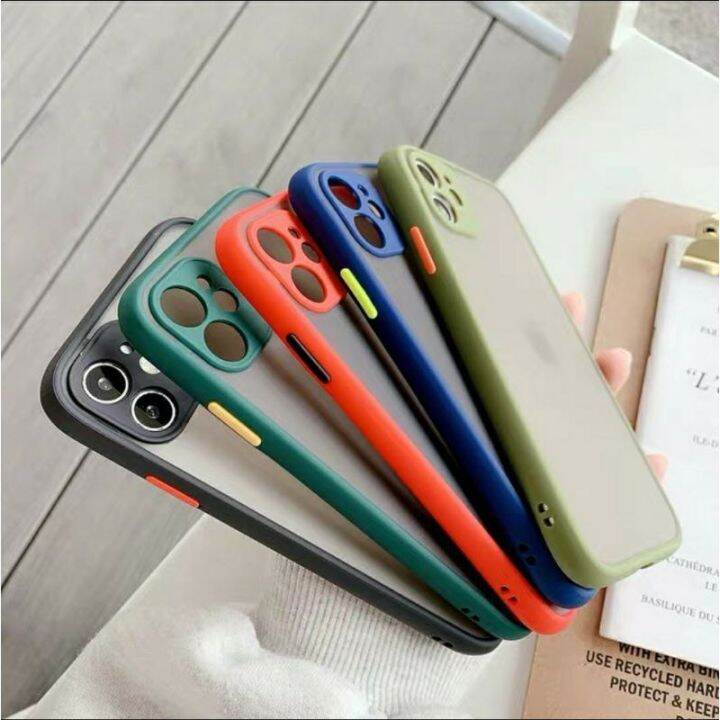 b1เคสขอบสีหลังขุ่น-กันกล้อง-เคสด้าน-รุ่นใหม่-xiaomi11-redmi-note10-4g-5g-redmi-9a-9c-9t-เคสกันกระแทก-พร้อมส่งจากไทย