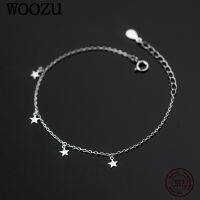 WOOZU 925 Sterling Silver Korean Cute Small Stars Chain Bracelets For Women Temperament Party Gothic Girl Classic Jewelry Gift