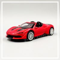 โมเดลรถ เฟอร์รารี่ เจ 50 Ferrari J50 1:32 [JIAYE MODEL] สีแดง, ดำ (แพ็คกล่อง)