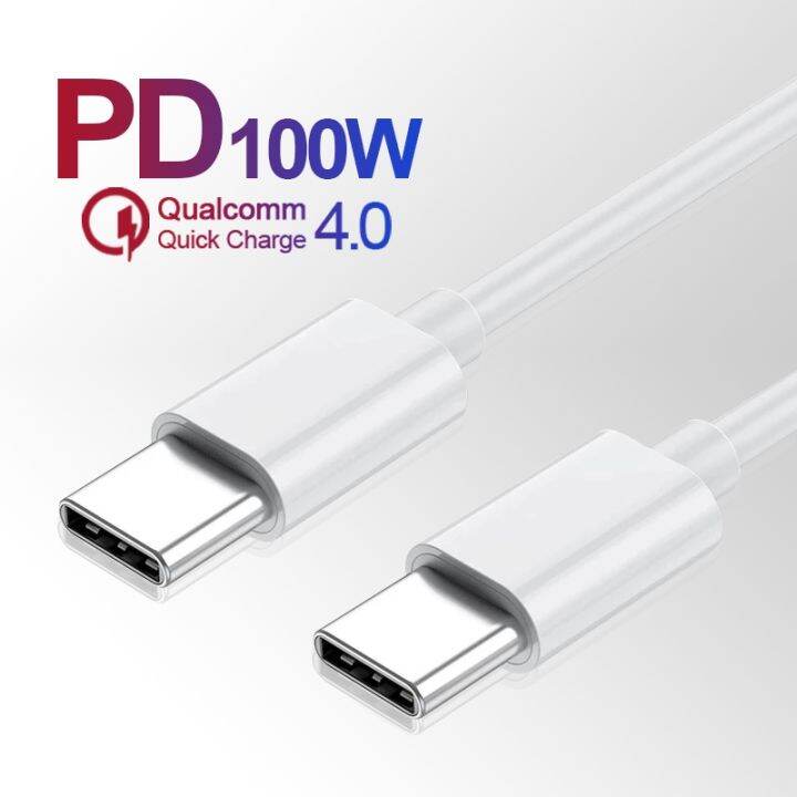 สายชาร์จสั้น100w-type-c-to-pd-ชาร์จเร็ว-qc4-0-5a-สำหรับ-spot-goods-samsung-galaxy-s22-a52-s21-huawei-xiaomi-ซิงค์ข้อมูลสายโทรศัพท์