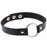 【HOT】☜❉ gothic choker punk leather rock collar women goth necklace fashion