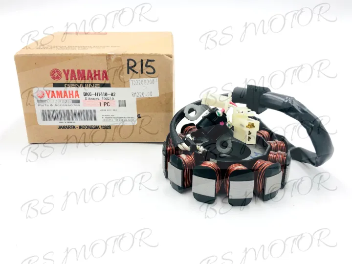 ORIGINAL YAMAHA R15 STATOR ASSY FIELD COIL FUEL COIL COIL Lazada