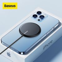 2023สินค้าใหม่ Baseus-Carregador Magnético Sem Fio Carregador De Indução Magtica Para 13, 12, Airpod 3, Pad De Carregamento Sem Fio, 15W