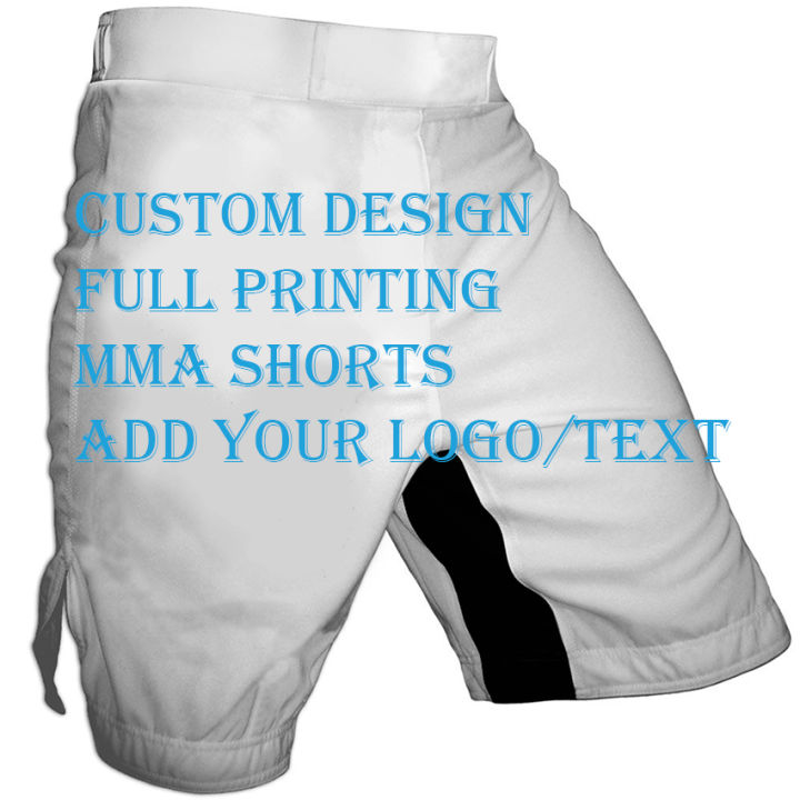 Men Jiu Jitsu MMA Shorts Custom Design Full Printing BJJ Judo Shorts