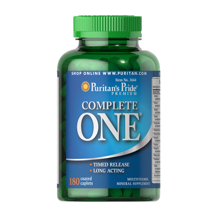 Puritan's Pride Complete One Multivitamins Timed Release / 180 Caplets