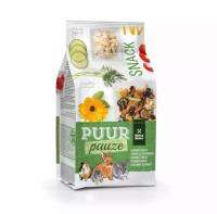 PUUR Pauze (700g) เพียว สแน็ค ขนม อาหารว่างคัดสรรวัตถุดิบธรรมชาติ สูตรป็อปคอร์น ดาวเรือง สำหรับกระต่าย หนูแฮมสเตอร์ EXP: 04/24