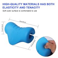 Orthopedic Shiatsu Massage Cervical Pillow Neck Shoulder Soothing Corrector Stretcher Relaxer Traction Spine Support Pain Relief