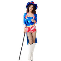 ? Popular Clothing Theme Store~ Adult Halloween Costume Cos Circus Magician Swallowtail Bar Nightclub Ds Performance Dance Party