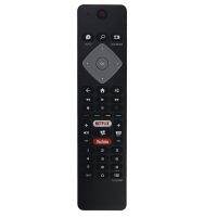 1 Piece Remote Control with NETFLIX YOUTUBE 4K Smart LED UHD Android HDTV for Philips TV BRC0884305/01 32Phs6825/60 (Without 2xAAA Battery)