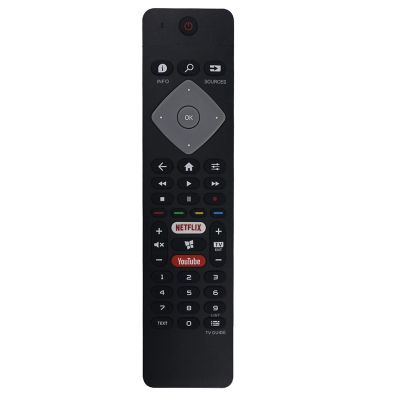 1 Piece Replacement Remote Control with NETFLIX YOUTUBE 4K Smart LED UHD Android HDTV for Philips TV BRC0884305/01 32Phs6825/60 (Without 2xAAA Battery)