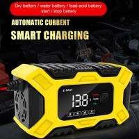 ZZOOI Lead-Acid Charger  Sturdy Wide Compatibility High Efficiency  Intelligent Car Motorcycle Battery Charger Car Supplies