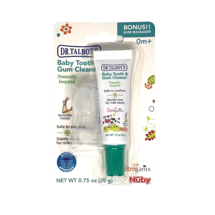 Dr. Talbot's Baby Tooth Gum Cleaner Naturally Inspired With Citroganix
