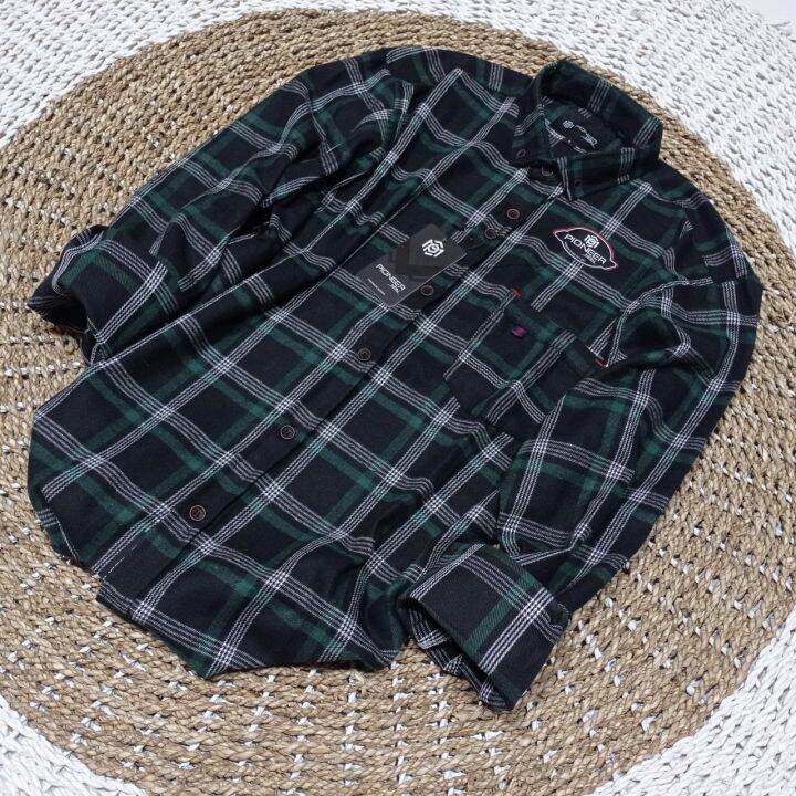 DYB-PROMO!!! COD kemeja flanel pria distro erigo lengan panjang,kemeja