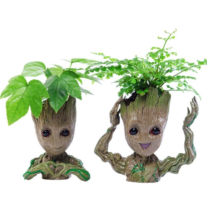 5-style-pvc-cute-cartoon-tree-man-aquarium-ornament-fish-tank-cave-stone-decoration-plant-flower-pot-bonsai-garden-home-decor