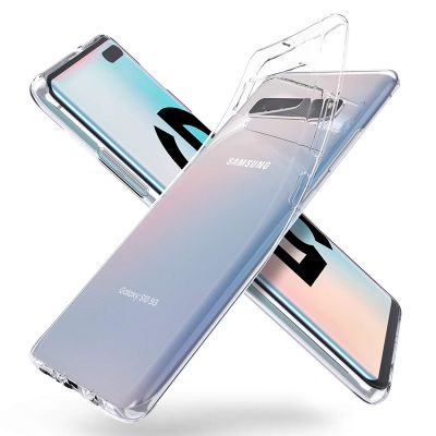 【NEW Popular】เคสโทรศัพท์ซิลิโคนใสสำหรับ Samsung Galaxy S10 5G E S10E Plus Lite S105G S10Plus นุ่ม TPU ฝาหลังแบบบางโปร่งใส