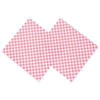 800 PCS Checkered Deli Candy Basket Liner Food Wrap Papers, Fat Repellent, Sandwich Burger Packing, Red and White