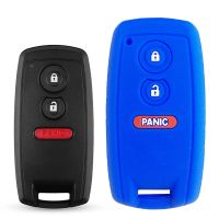 shangdjh Silicone Car Remote Key Case Cover Shell Fob For Suzuki SX4 XL7 Grand Vitara 2006-2012 Skin Key Holder Keychain Car Accessories