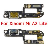 ชาร์จพอร์ตสำหรับ Xiaomi Mi A3 A2 Lite 5x A1ซ็อกเก็ตริบบิ้นขั้วต่อ Usb บอร์ดซ่อมโทรศัพท์มือถือ6ชิ้นชิ้นงอสำหรับเปลี่ยนอะไหล่