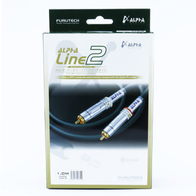 Furutech RCA Cable รุ่น Alpha Line 2 interconnect RCA  1m Alpha U-OFC solid core conductor ของแท้100% จากตัวแทนนำเข้าถูกต้อง