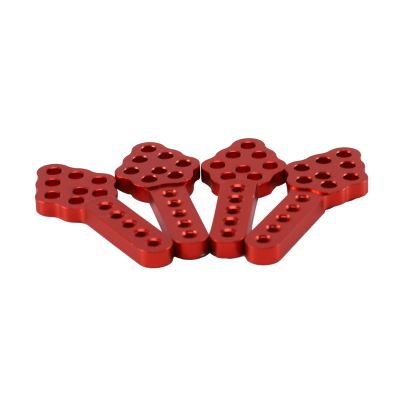 4Pcs CNC Metal Mount Adjust Height Angle Stand for RC Crawler Car Axial SCX10 90046 D90 D110