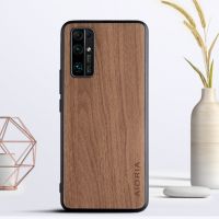 เคส TPU ลายไม้เคสสำหรับหัวเหว่ยโบราณ Honor 30 Pro 30S,เคส TPU ผิวหนัง PU ลายไม้สำหรับ Honor 30 Pro