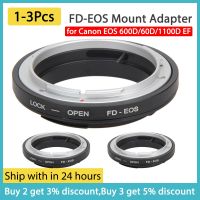 FD-EOS 1-3ชิ้นอะแดปเตอร์วงแหวน FD-EOS ตัวแปลงเลนส์อะแดปเตอร์เลนส์เลนส์ไปยังอีเอฟ FD สำหรับ Canon EOS 600D/60D/1100D ชิ้นส่วนกล้อง EF