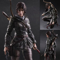 PLAY ARTS Lara Croft รูปการกระทำที่เพิ่มขึ้นของ Tomb Raider Ver. ตัวละครภาพยนตร์รุ่นของเล่น26เซนติเมตรร่วมที่สามารถเคลื่อนย้ายตุ๊กตาของขวัญสำหรับเด็ก