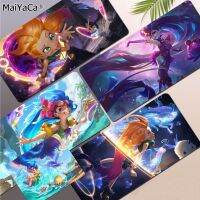 League of Legends Zoe แผ่นรองเมาส์เกมมิ่งขนาดใหญ่ L XL XXL แผ่นรองเมาส์เกมเมอร์ ขนาด เหมาะสำหรับ Large Edge Lock Tank Games World CS GO