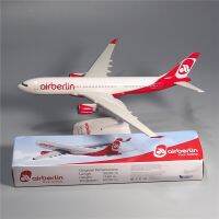 1:200 A330-200รุ่นแอร์เบอร์ลิน1:250 A350 Lufthansa Skyup S7สายการบินบริสุทธิ์ด้วยเครื่องบินแบบถอดประกอบได้ฐานเรซิ่นของเล่นโมเดลการก่อสร้างเครื่องบิน