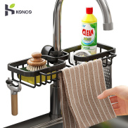 Konco Dụng Cụ Sắp Xếp Vòi Nước Bằng Nhôm Không Gian Giá Đựng Bồn Rửa Giá