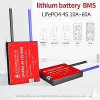 18650 BMS 4S 12V 10A 15A 20A 30A 40A 50A 60A BMS กันน้ำสำหรับ Lifepo4 แบตเตอรี่พร้อมพอร์ตเดียวกันสำหรับแบตเตอรี่ลิเธียม