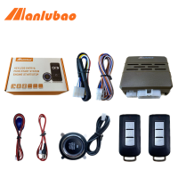 Manlubao C3 Universal 12V รถ Anti-Theft ระบบ Visual Alarm Push Start รีโมทคอนโทรลเริ่ม/หยุดเครื่องยนต์