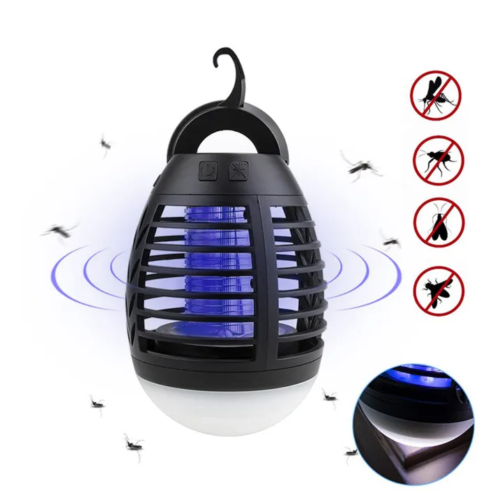Bug Zapper Camping Lamp, Tent Light Bulb Portable Leds and Emergency