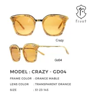 FRONT - แว่นกันแดด รุ่น Crazy (สามารถนำไปตัดเลนส์สายตาได้ค่ะ) - Fronteyewearthailand