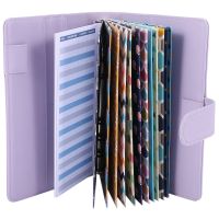 28 PIECES PU Leather Budget Planner Organizer Binder Cash Envelope System for Budgeting Envelopes for Invoice Planners
