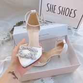 Giày cao gót Giày cưới cô dâu cao cấp, độc quyền bởi SHE SHOES