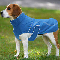 Dog Raincoat Waterproof Hoodie Jacket Rain Poncho Rainwear Clothes with Reflective Stripe for All Sizes Big Puppies Jackets