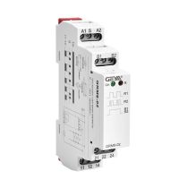 【✲High Quality✲】 Maries store Din Rail รีเลย์แลทชิ่งรีเลย์อิเล็กทรอนิกส์แบบเป็นขั้นรีเลย์16a Spdt Ac230v Grm8รีเลย์อิมพัลส์ Dc12-240v