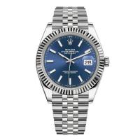 นาฬิกาข้อมือ Rolex Datejust Blue Dial 41mm. Jubilee (Top Swiss) (สินค้าพร้อมกล่อง+การ์ด) (ขอดูรูปเพิ่มเติมได้ที่ช่องแชทค่ะ)