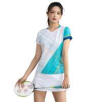 New Style Badminton Tennis Shirts Women Custom Table 3D Print Quick Dry Running Short Sleeve Polyester Yoga Training Gym Tee